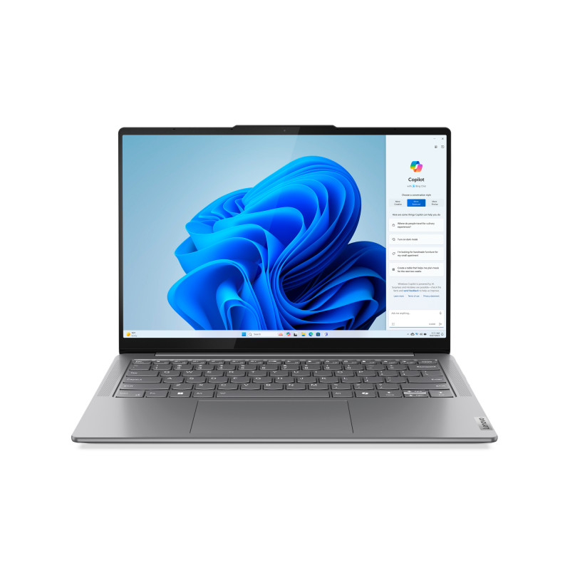 Yoga Slim 7 14IMH9 Intel Core Ultra 5 125H Portátil 35,6 cm (14) WUXGA 16 GB LPDDR5-SDRAM 512 GB SSD Wi-Fi 6E (802.11ax) Windows 11 Home Español Gris