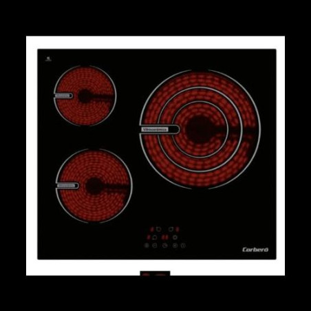 Vitroceramica Corbero CCVG3BL574, 3 Zonas, 30cm