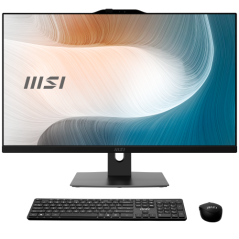 MSI AIO MODERN AM272P 1M-893ES. 27 IPS LED FHD (1920X1080). I5-120U. INTEL IRIS XE GRAPHICS. SO-DIMM DDR5 16GB (8GBX2). 512GB M.2 PCIE SSD. WIN 11 PRO. BLACK.