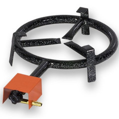 Quemador Paellero Vitrokitchen QP301B, 30cm, gas