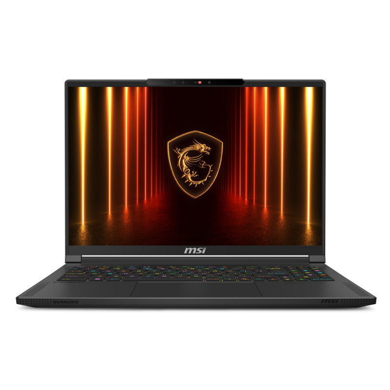 Stealth 16 AI A2HWFG-076ES Intel Core Ultra 9 285H Portátil 40,6 cm (16) Quad HD+ 64 GB DDR5-SDRAM 2 TB SSD NVIDIA GeForce RTX 5060 Wi-Fi 7 (802.11be) Windows 11 Home Negro