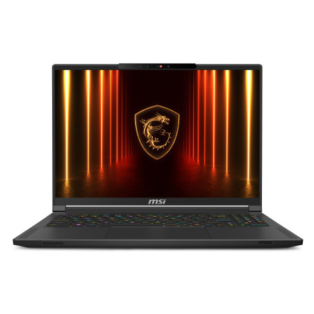Stealth 16 AI A2HWFG-076ES Intel Core Ultra 9 285H Portátil 40,6 cm (16) Quad HD+ 64 GB DDR5-SDRAM 2 TB SSD NVIDIA GeForce RTX 5060 Wi-Fi 7 (802.11be) Windows 11 Home Negro