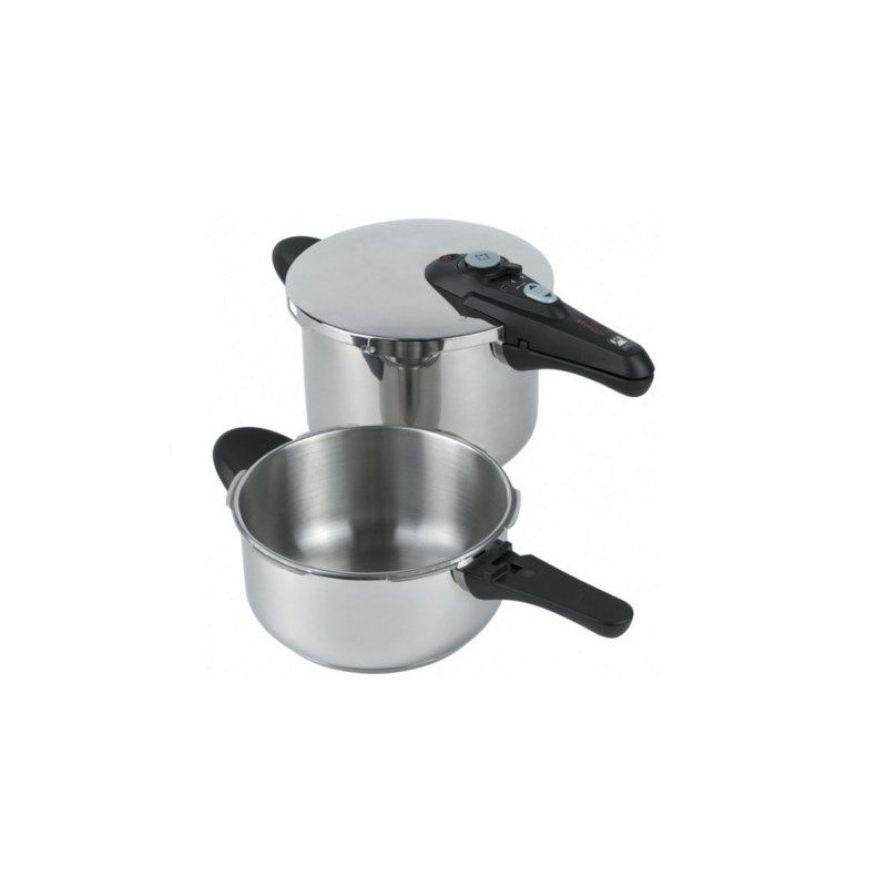 Set olla presión Bra A185105, vitesse, 4l+7l