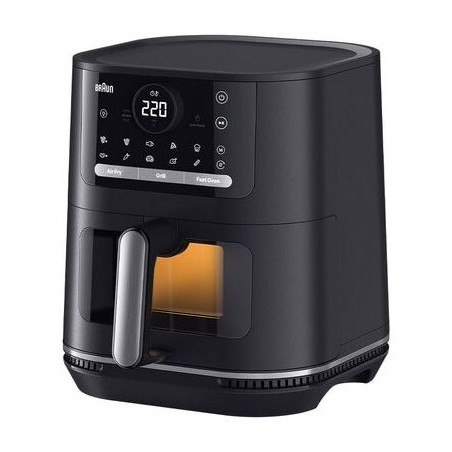 Freidora Airfry Braun HF5073YBK, 6L, 2000w