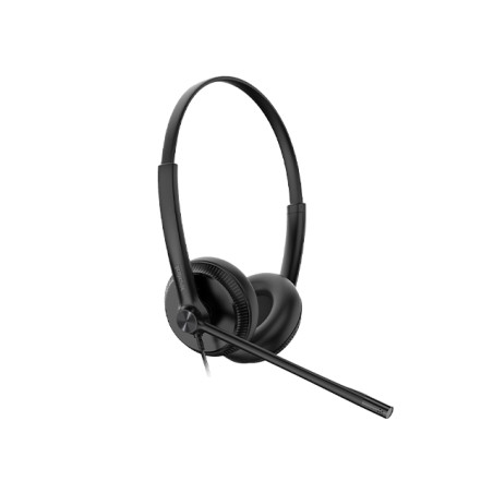 YHS34 Auriculares Alámbrico Diadema Llamadas/Música Negro
