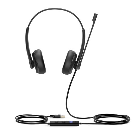 UH34 Dual Teams Auriculares Alámbrico Diadema Oficina/Centro de llamadas USB tipo A Negro