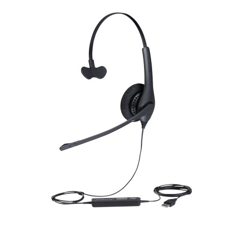 Biz 1500 Auriculares Alámbrico Diadema Oficina/Centro de llamadas Bluetooth Negro