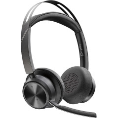 Voyager Focus 2 UC Auriculares Inalámbrico y alámbrico Diadema Oficina/Centro de llamadas USB tipo A Bluetooth Negro
