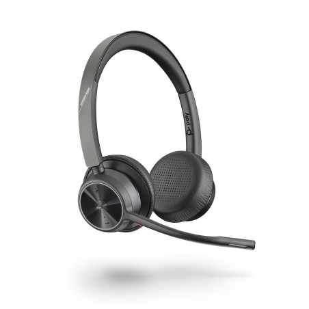 Voyager 4320 UC Auriculares Inalámbrico Diadema Oficina/Centro de llamadas USB tipo A Bluetooth Negro