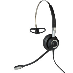 BIZ 2400 II Auriculares Alámbrico Banda para cuello, gancho de oreja, Diadema Oficina/Centro de llamadas Negro, Plata