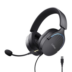 GXT 490 FAYZO Auriculares Alámbrico Diadema Juego USB tipo A Negro
