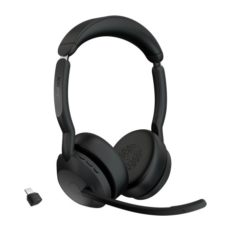 Evolve2 55 Auriculares Inalámbrico Diadema Oficina/Centro de llamadas Bluetooth Base de carga Negro