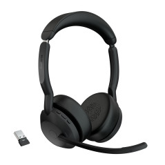 Evolve2 55 Auriculares Inalámbrico Diadema Oficina/Centro de llamadas Bluetooth Base de carga Negro