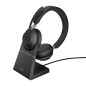 Evolve2 65 Auriculares Inalámbrico Diadema Oficina/Centro de llamadas USB tipo A Bluetooth Negro
