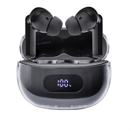 Buds Earphone Plus T310AE Black Auriculares True Wireless Stereo (TWS) Dentro de oído Llamadas/Música/Deporte/Uso diario USB Tipo C Bluetooth Negro