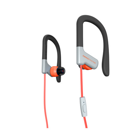 429349 auricular y casco Auriculares gancho de oreja, Dentro de oído Conector de 3,5 mm Rojo