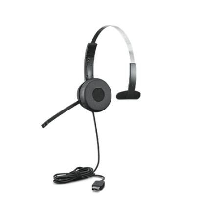 100 Mono Auriculares Alámbrico Diadema Oficina/Centro de llamadas USB tipo A Negro