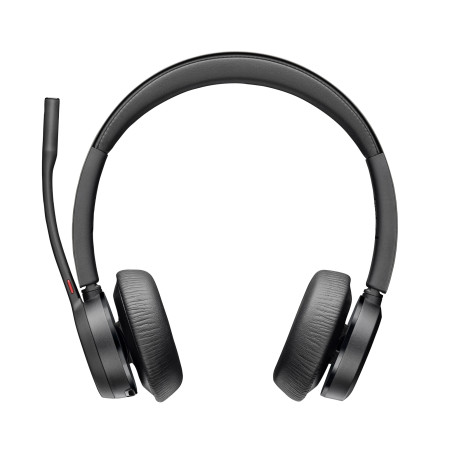 Auriculares Poly VOYAGER 4320-M certificados para Microsoft Teams con base de carga