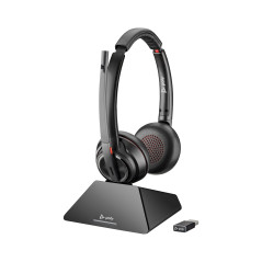 Auriculares Poly Savi 8220 UC con certificación Microsoft Teams DECT 1880-1900 MHz USB-A