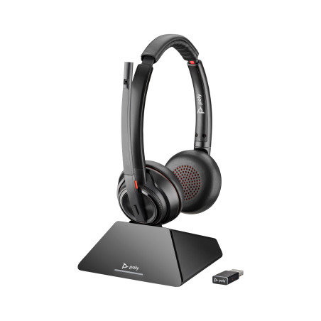 Auriculares Poly Savi 8220 UC con certificación Microsoft Teams DECT 1880-1900 MHz USB-A