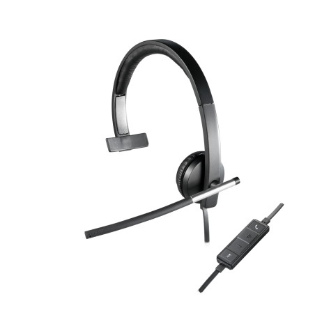 981-000514 auricular y casco Auriculares Alámbrico Diadema Oficina/Centro de llamadas USB tipo A Negro, Plata