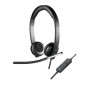 981-000519 auricular y casco Auriculares Alámbrico Diadema Oficina/Centro de llamadas USB tipo A Negro, Plata