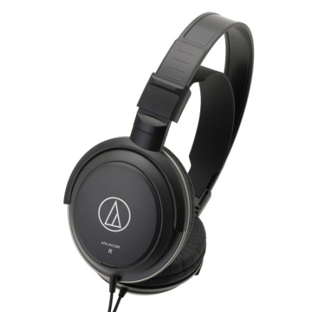 ATH-AVC200 auricular y casco Auriculares Alámbrico Diadema Música Negro