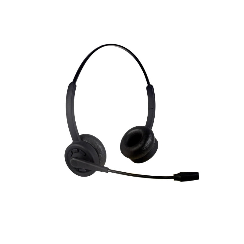 BLHSTEREOBT auricular y casco Auriculares Inalámbrico Diadema Oficina/Centro de llamadas USB Tipo C Bluetooth Negro