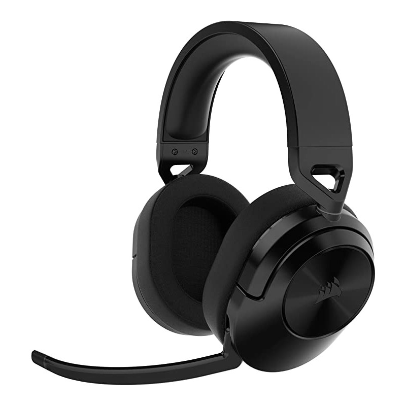 HS55 WIRELESS Auriculares Inalámbrico Diadema Juego Bluetooth Negro, Carbono