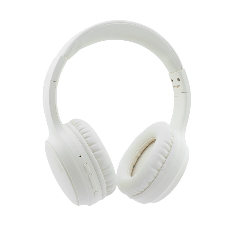 AURICULARES BLUETOOTH 5.3 AIR40 CANCELACION RUIDO ANC BEIGE DIADEMA PLEGABLES