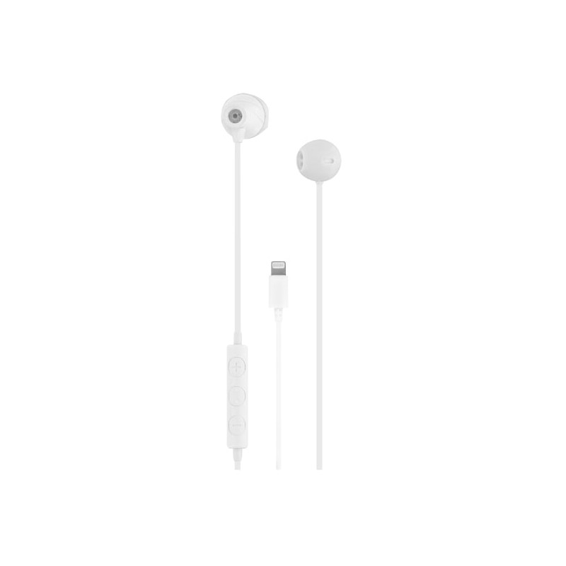 CURV Auriculares Alámbrico Dentro de oído Llamadas/Música Blanco