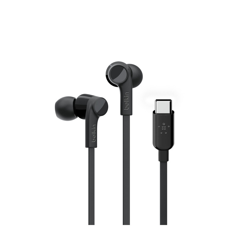 ROCKSTAR Auriculares Alámbrico Dentro de oído Llamadas/Música USB Tipo C Negro