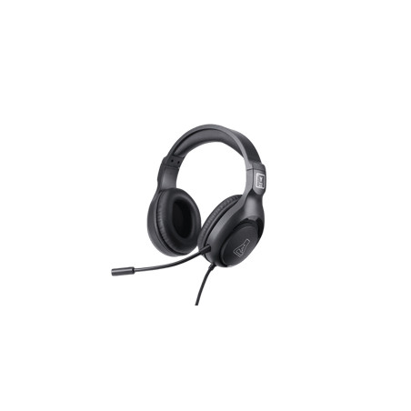 Yttrium Auriculares Alámbrico Diadema Juego Negro