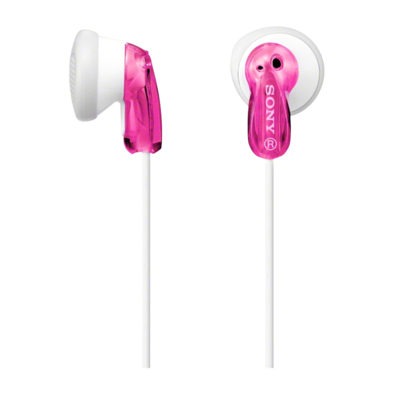 MDR-E9LP AURICULARES BOTON BLANCO Y ROSA