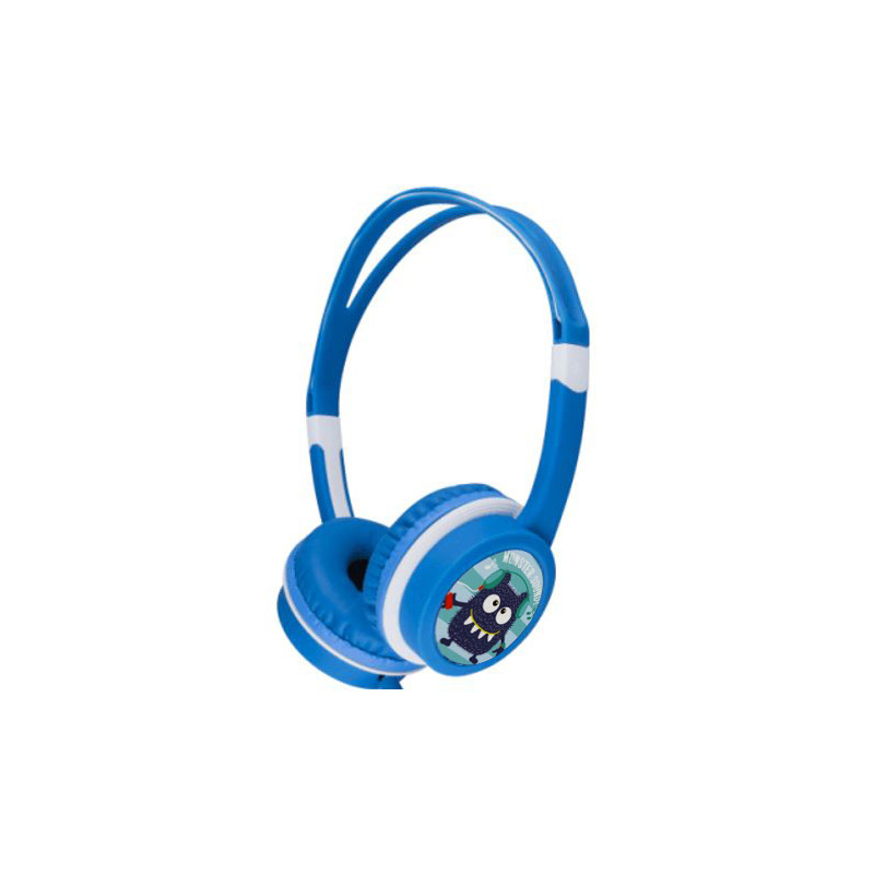 MHP-JR-B auricular y casco Auriculares Alámbrico Diadema Música Azul