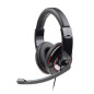 MHS-U-001 auricular y casco Auriculares Alámbrico Diadema Llamadas/Música Negro