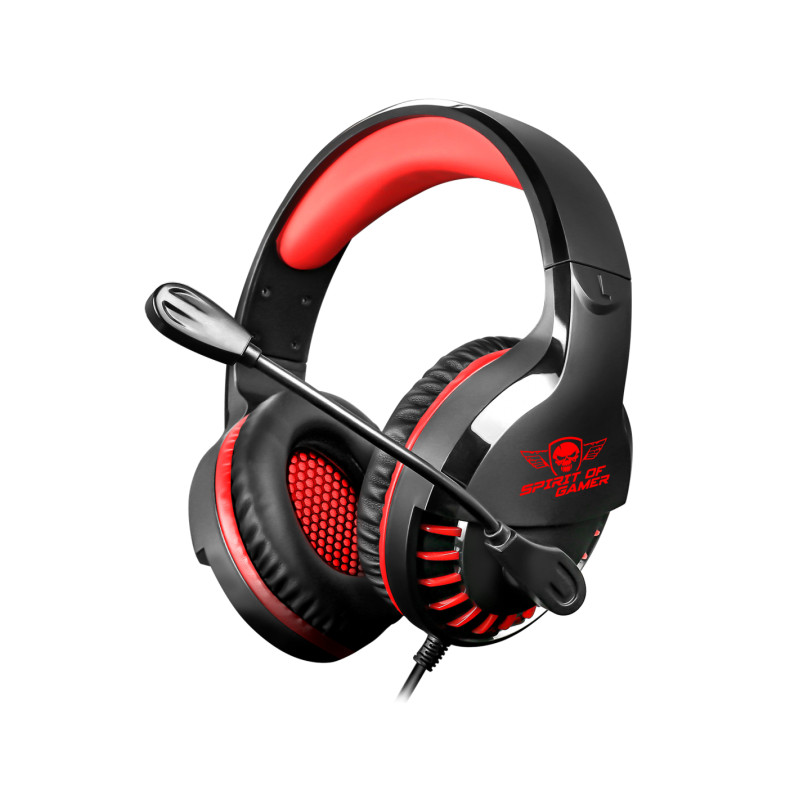 PRO-H3 Auriculares Alámbrico Diadema Juego Negro, Rojo