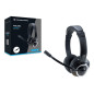POLONA02B auricular y casco Auriculares Alámbrico Diadema Juego Negro