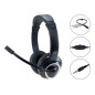 POLONA02BA auricular y casco Auriculares Alámbrico Diadema Juego Negro