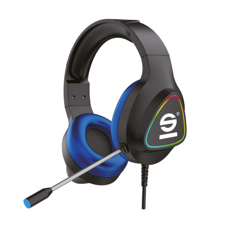 SPHEADPHONEPRO auricular y casco Auriculares Alámbrico Diadema Juego USB tipo A Negro, Azul