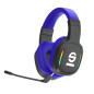 SPWHEADPHONEPRO auricular y casco Auriculares Inalámbrico Diadema Juego USB Tipo C Negro, Azul