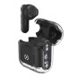 SHEER Auriculares True Wireless Stereo (TWS) Dentro de oído Llamadas/Música Negro, Transparente