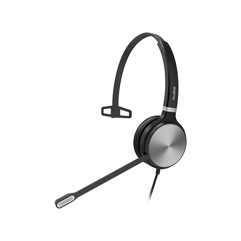 YHS36 Auriculares Alámbrico Diadema Oficina/Centro de llamadas Negro, Plata