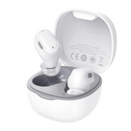 WM01 Auriculares Inalámbrico Dentro de oído Llamadas/Música USB Tipo C Bluetooth Blanco