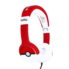 Pokémon Pokéball Auriculares Alámbrico Diadema Música Rojo