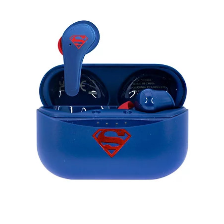 DC Comics Superman Auriculares Inalámbrico Dentro de oído Llamadas/Música Bluetooth Azul