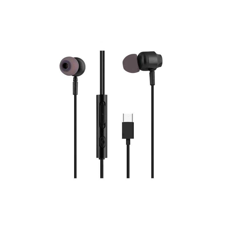 C-Buds Auriculares Alámbrico Dentro de oído Llamadas/Música USB Tipo C Negro
