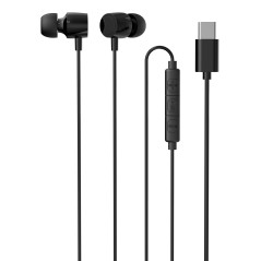 Auriculares tipo C intrauditivos con micro