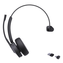 BH70 Mono Teams Auriculares Inalámbrico Diadema Oficina/Centro de llamadas USB Type-C / USB Type-A Bluetooth Negro