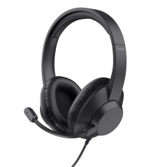 Ayda Max Auriculares Alámbrico Diadema Oficina/Centro de llamadas Negro
